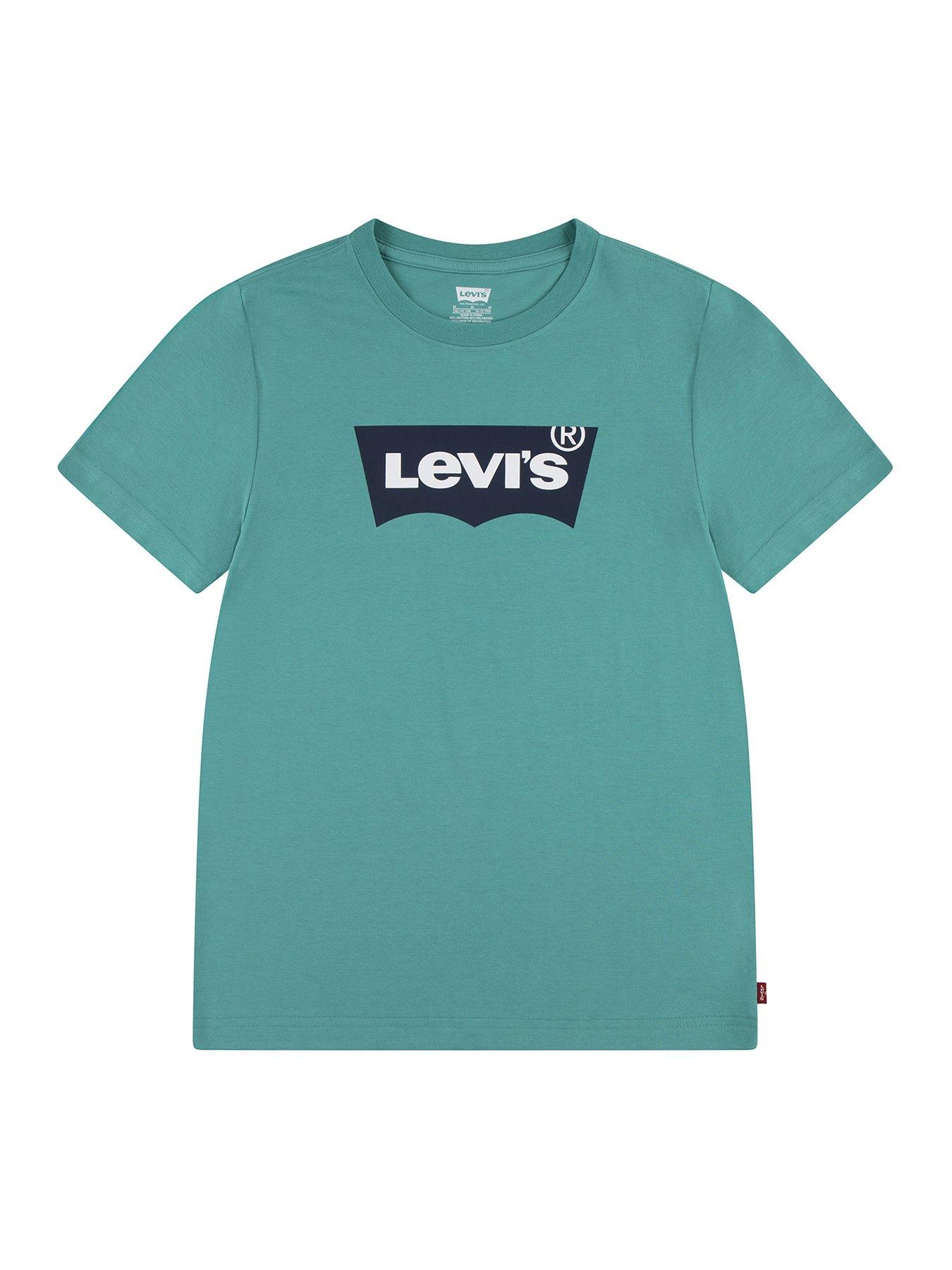 undefined Boys Short Sleeve Batwing T-Shirt - Green