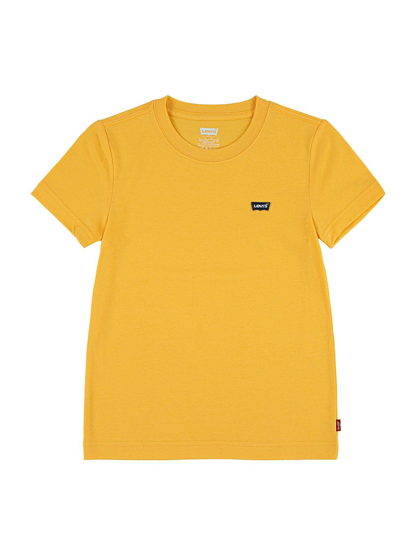 undefined Boys Batwing Short Sleeve T-Shirt - Yellow