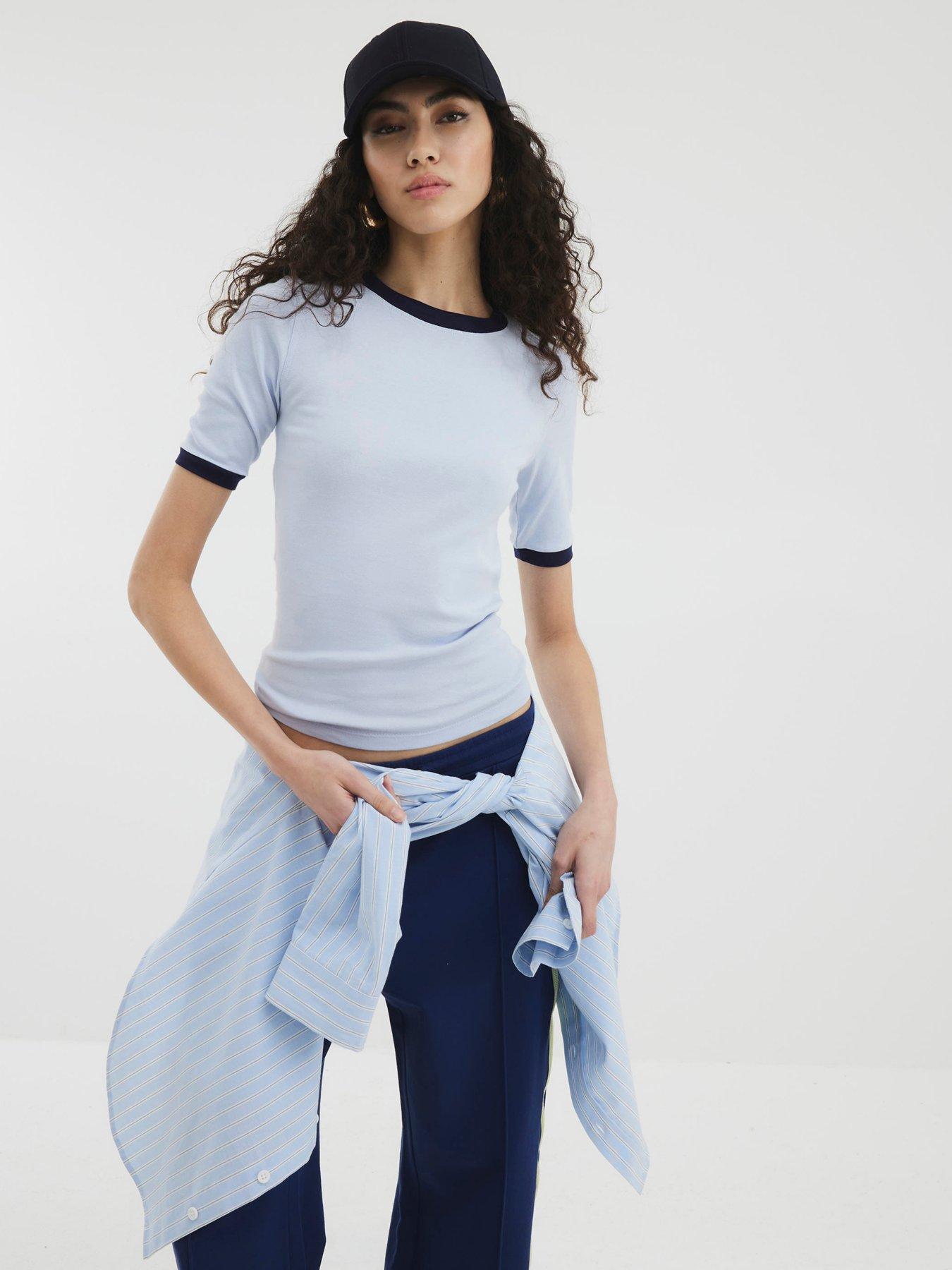 undefined Ballet Sleeve T-Shirt - Blue