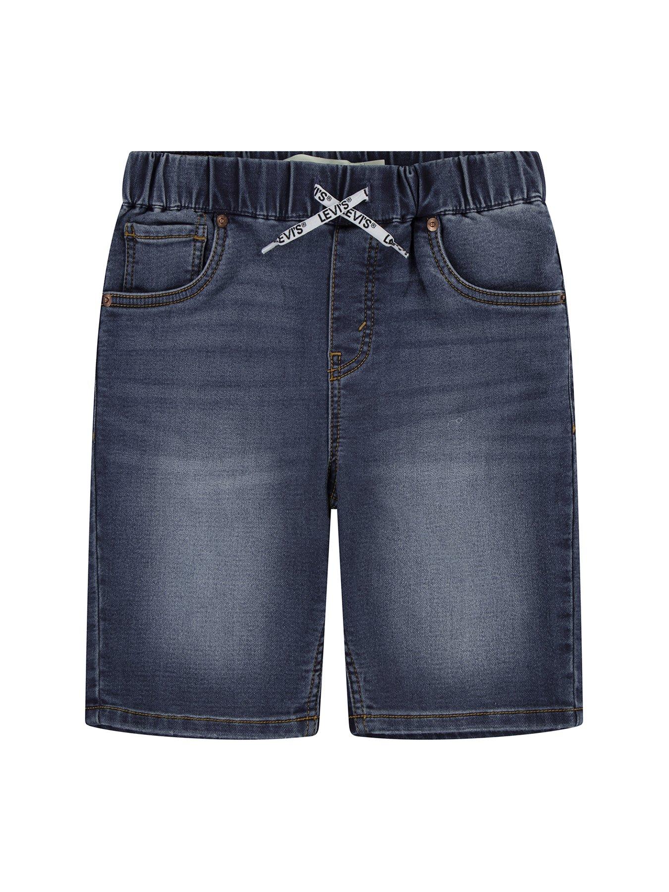 undefined Boys Skinny Fit Dobby Short - Dark Blue