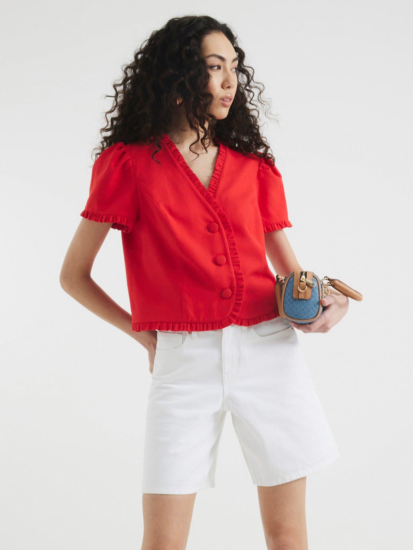 undefined Longline Bermuda Short - White