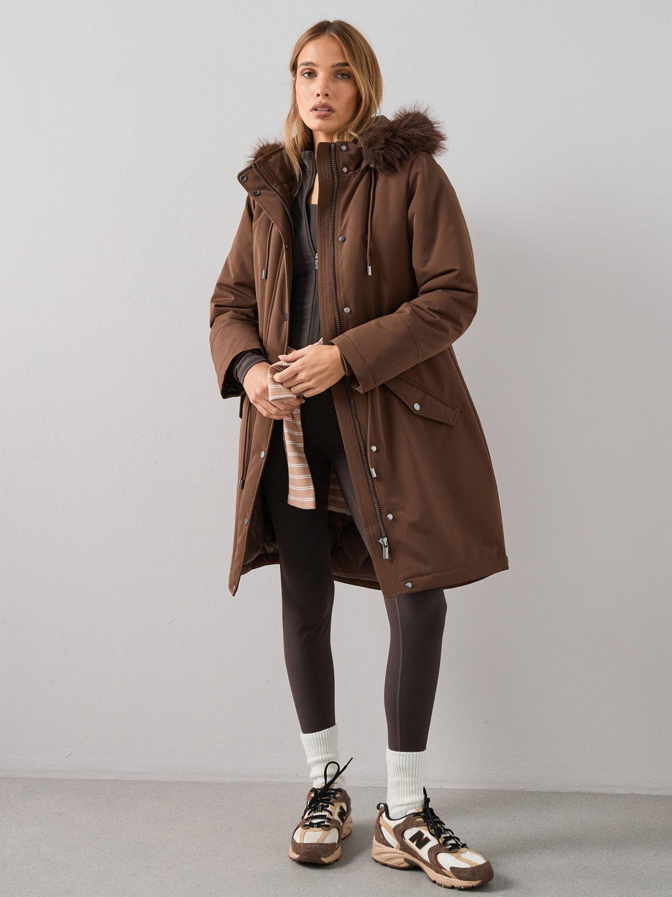 The Very Collection Ultimate Parka - Brown