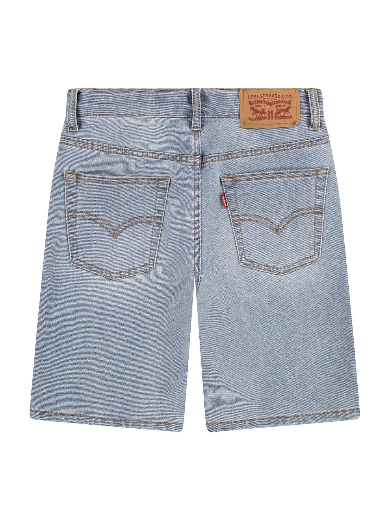 Levi's Boys New 511 Slim Fit Denim Short Light Blue Very