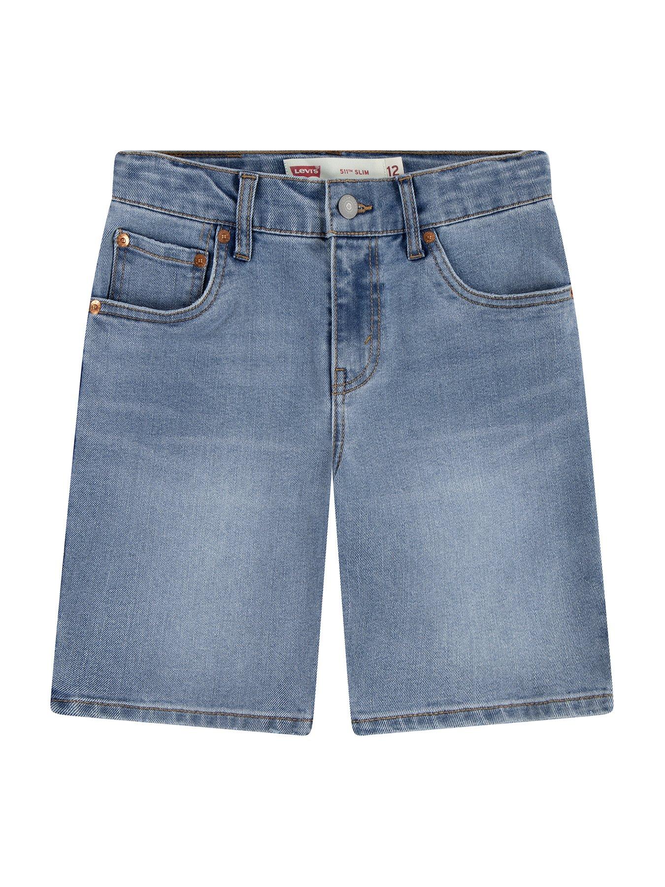 undefined Boys New 511 Slim Fit Denim Short - Blue