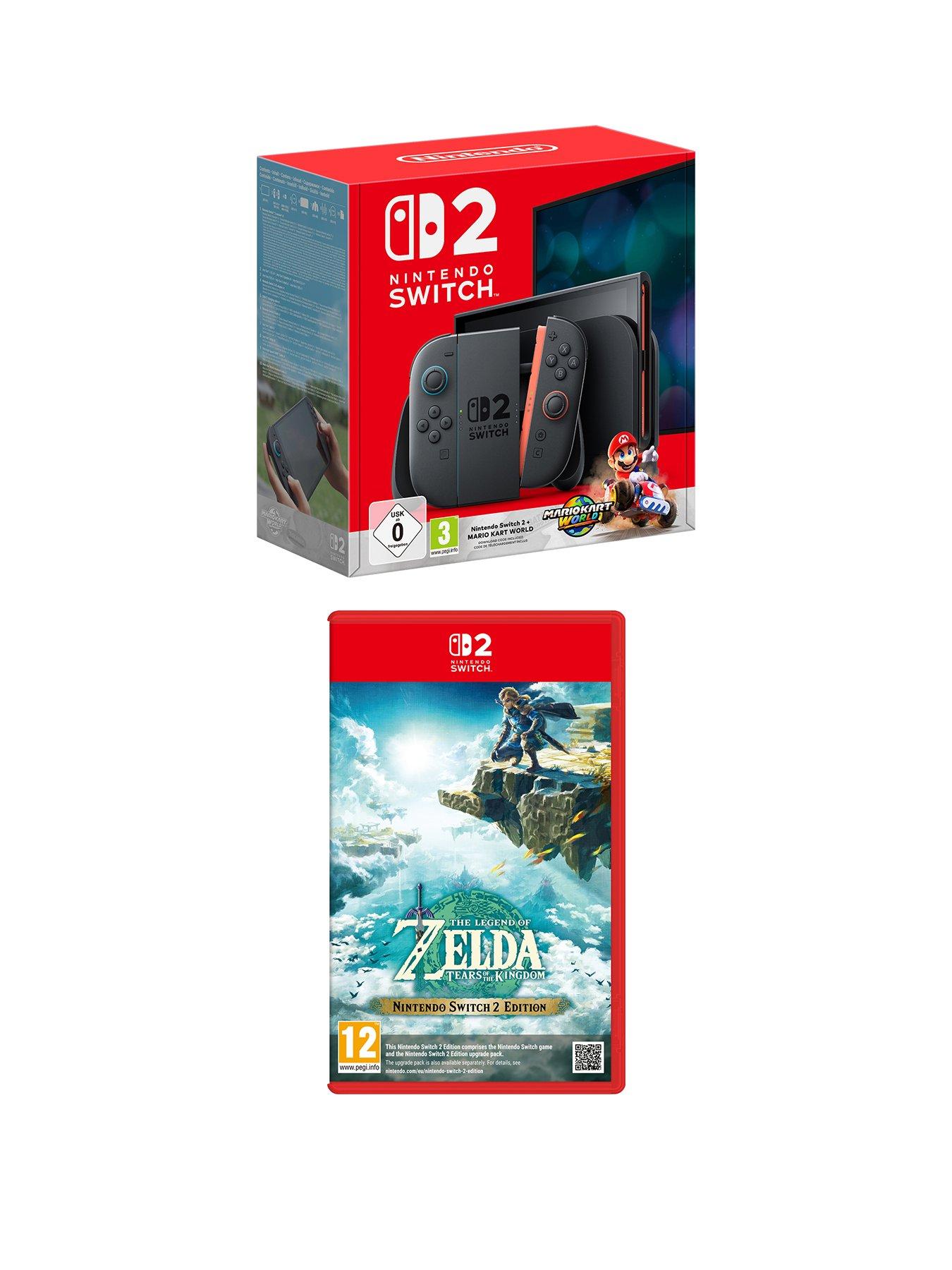 Nintendo Switch 2 Console with Mario Kart World  &  The Legend of Zelda: Tears of Kingdom