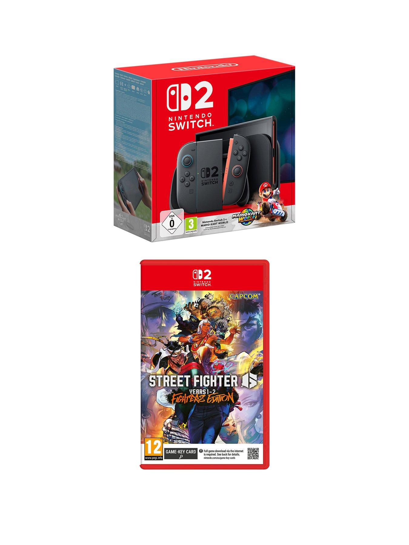Nintendo Switch 2 Switch 2 Console + Mario Kart World + Street Fighter 6