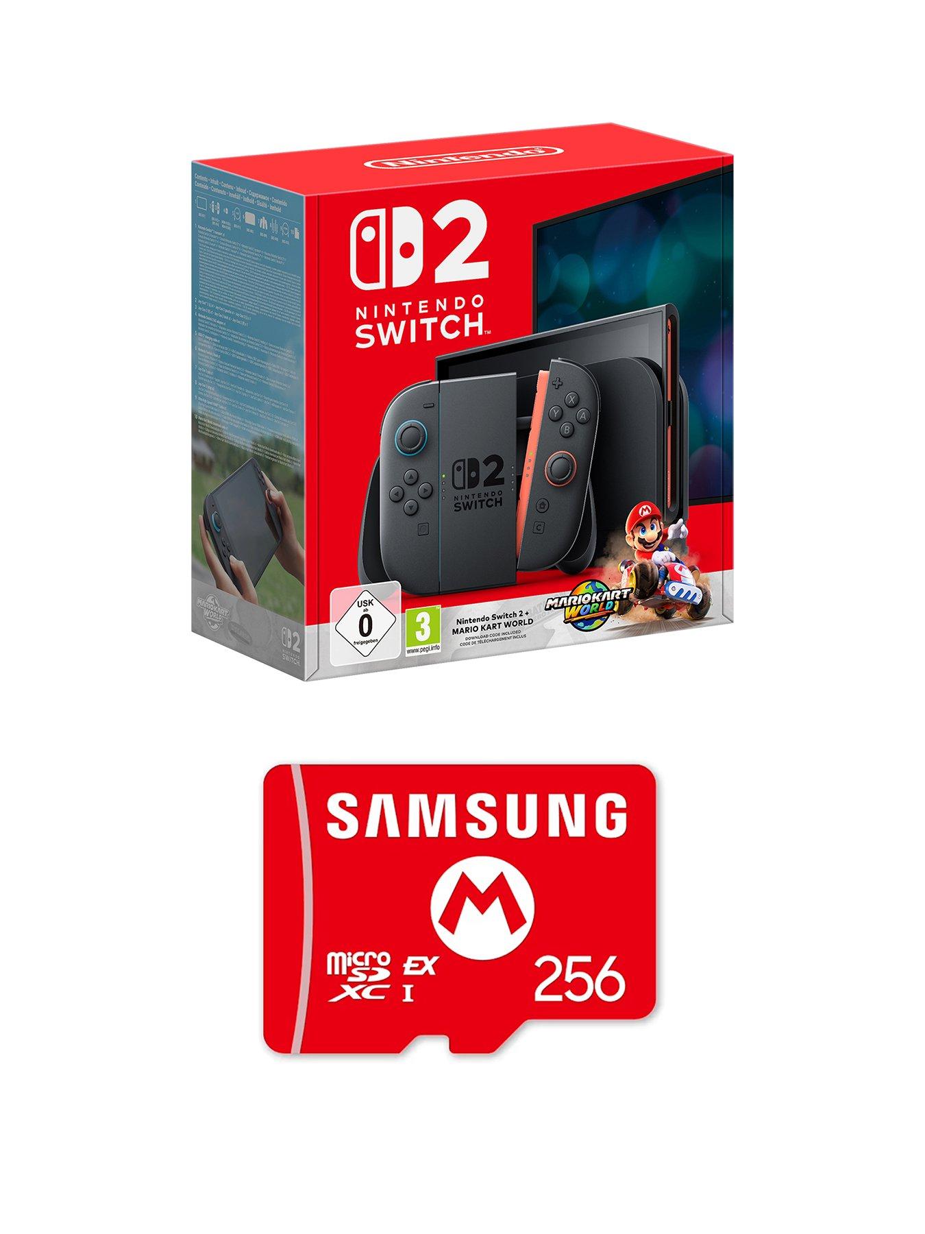 Image of Nintendo Switch 2 Switch 2 + Mario Kart World + Samsung Micro SD Card