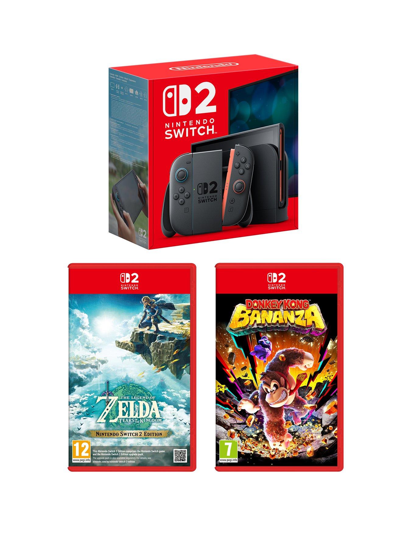 undefined Switch 2 + The Legend of Zelda: Tears of the Kingdom + Donkey Kong Bananza
