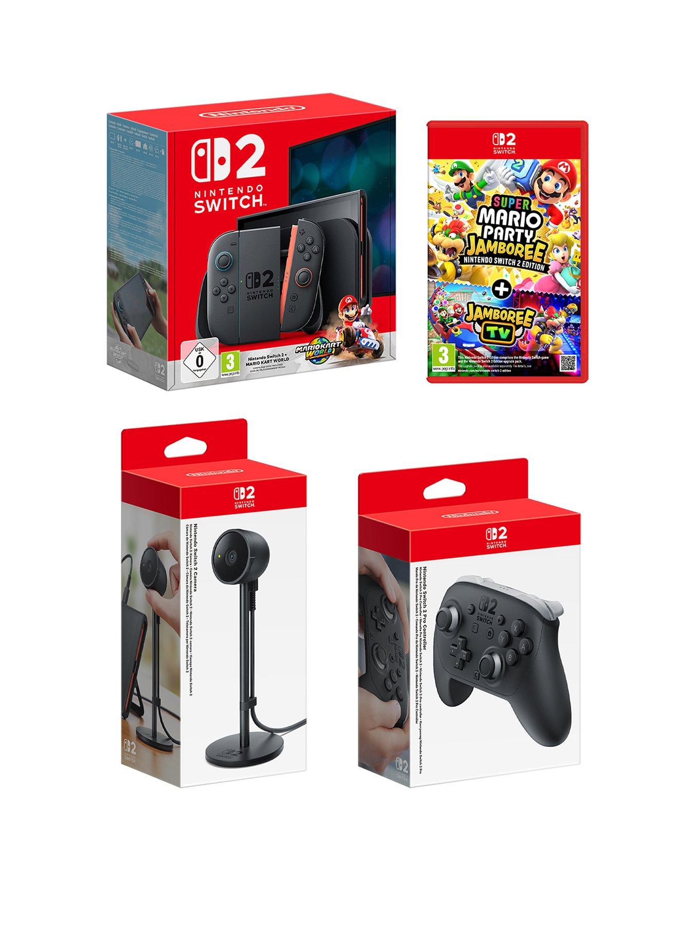 Nintendo Switch 2 Switch 2 + Mario Kart World + Mario Party Jamboree + Pro Controller + Camera