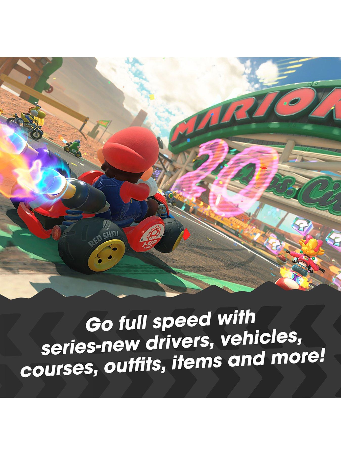Image 3 of 8 of Nintendo + Mario Kart World + 2x Joy-Con 2 Wheel&nbsp;+ Camera