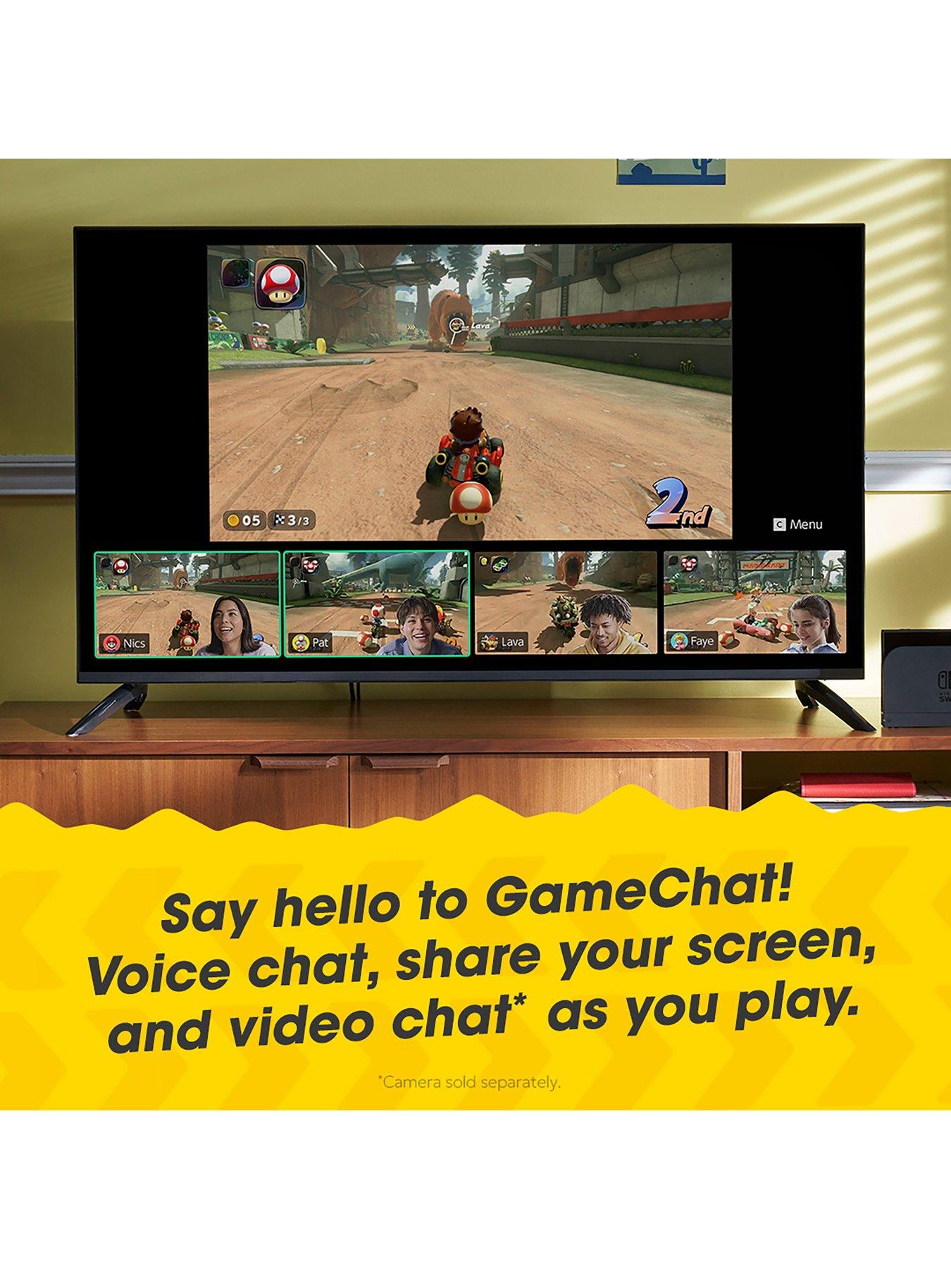 Image 4 of 8 of Nintendo + Mario Kart World + 2x Joy-Con 2 Wheel&nbsp;+ Camera