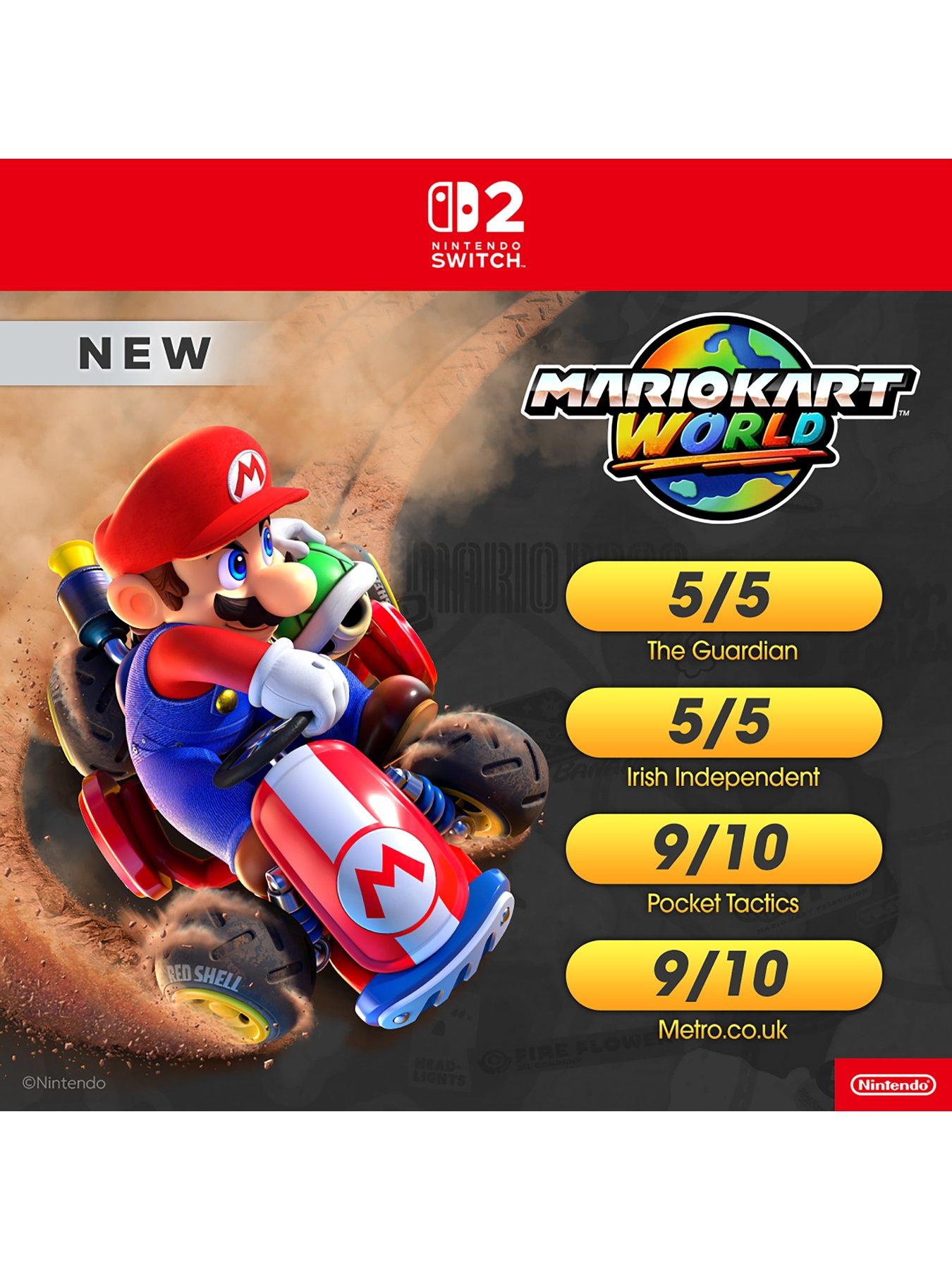 Image 7 of 8 of Nintendo + Mario Kart World + 2x Joy-Con 2 Wheel&nbsp;+ Camera