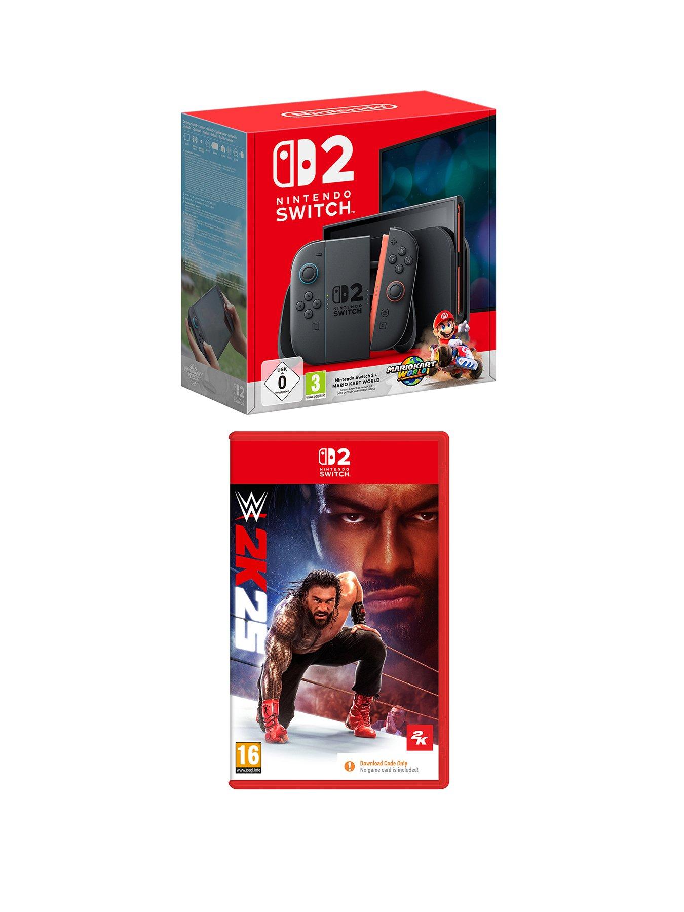 undefined Nintendo Switch 2 + Mario Kart World +WWE 2K25 Switch 2