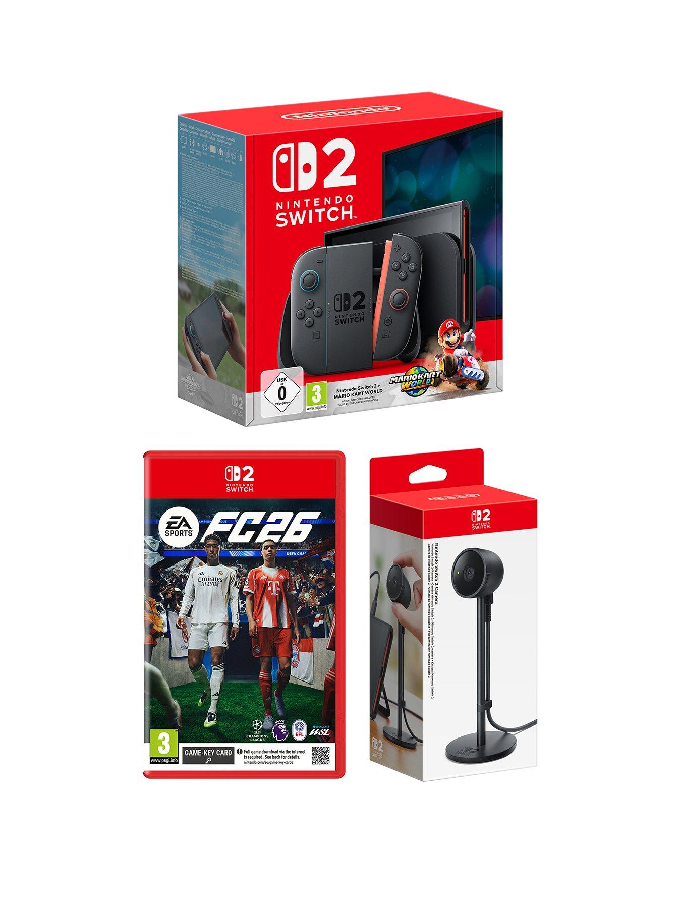 Nintendo Console + Mario Kart World + EA Sports FC 26 + Switch 2 