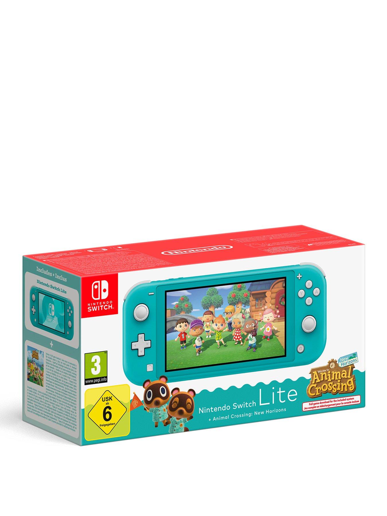 Nintendo Switch Lite Animal Crossing Bundle Turquoise Nintendo