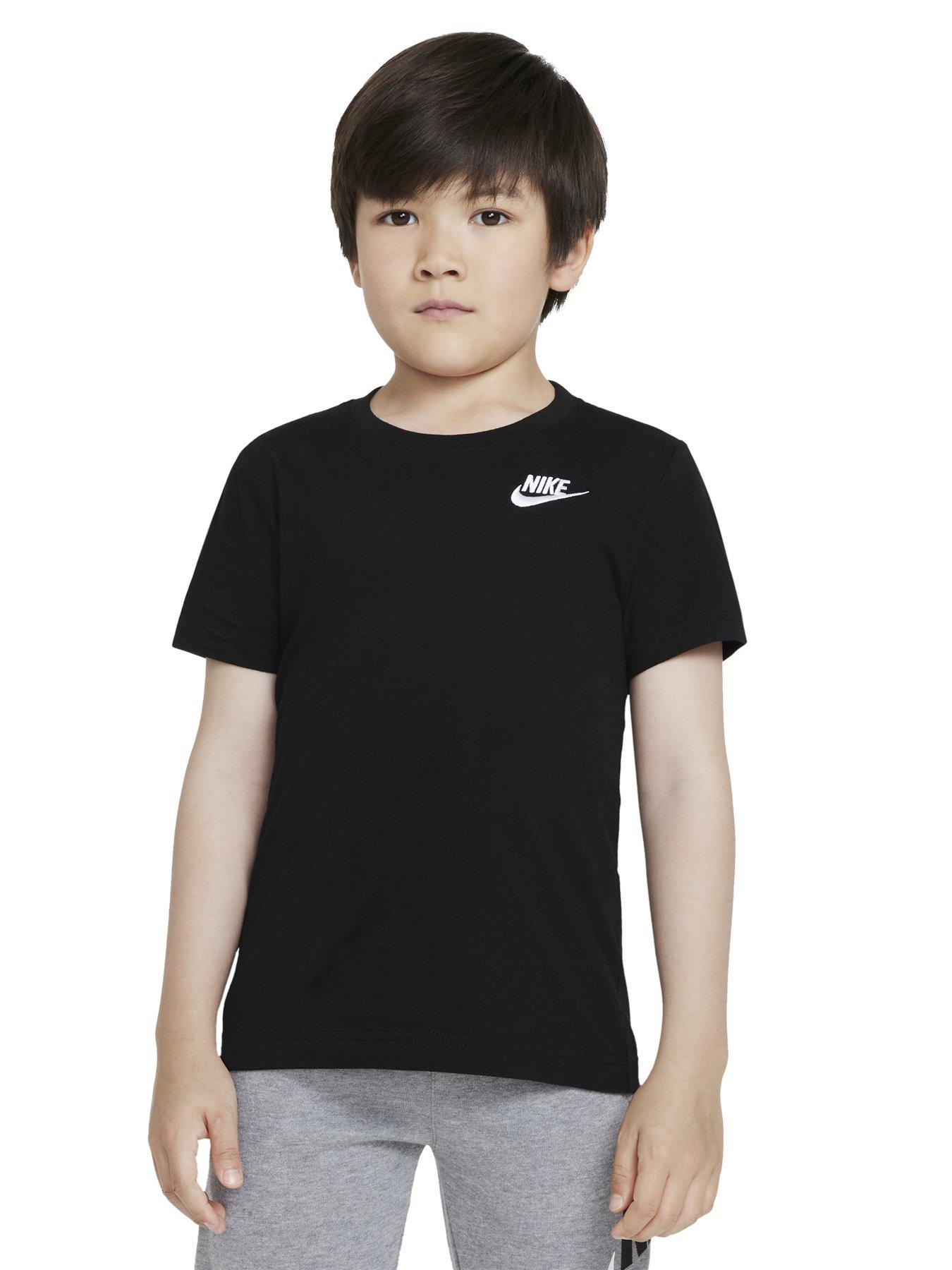 Image 2 of 5 of Nike Kids Unisex Embroidered Futura S/s T-shirt - Black