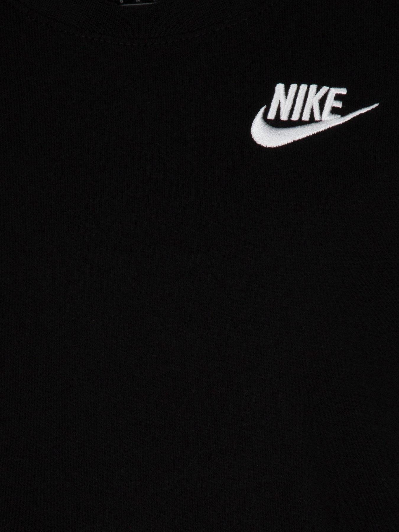 Image 4 of 5 of Nike Kids Unisex Embroidered Futura S/s T-shirt - Black