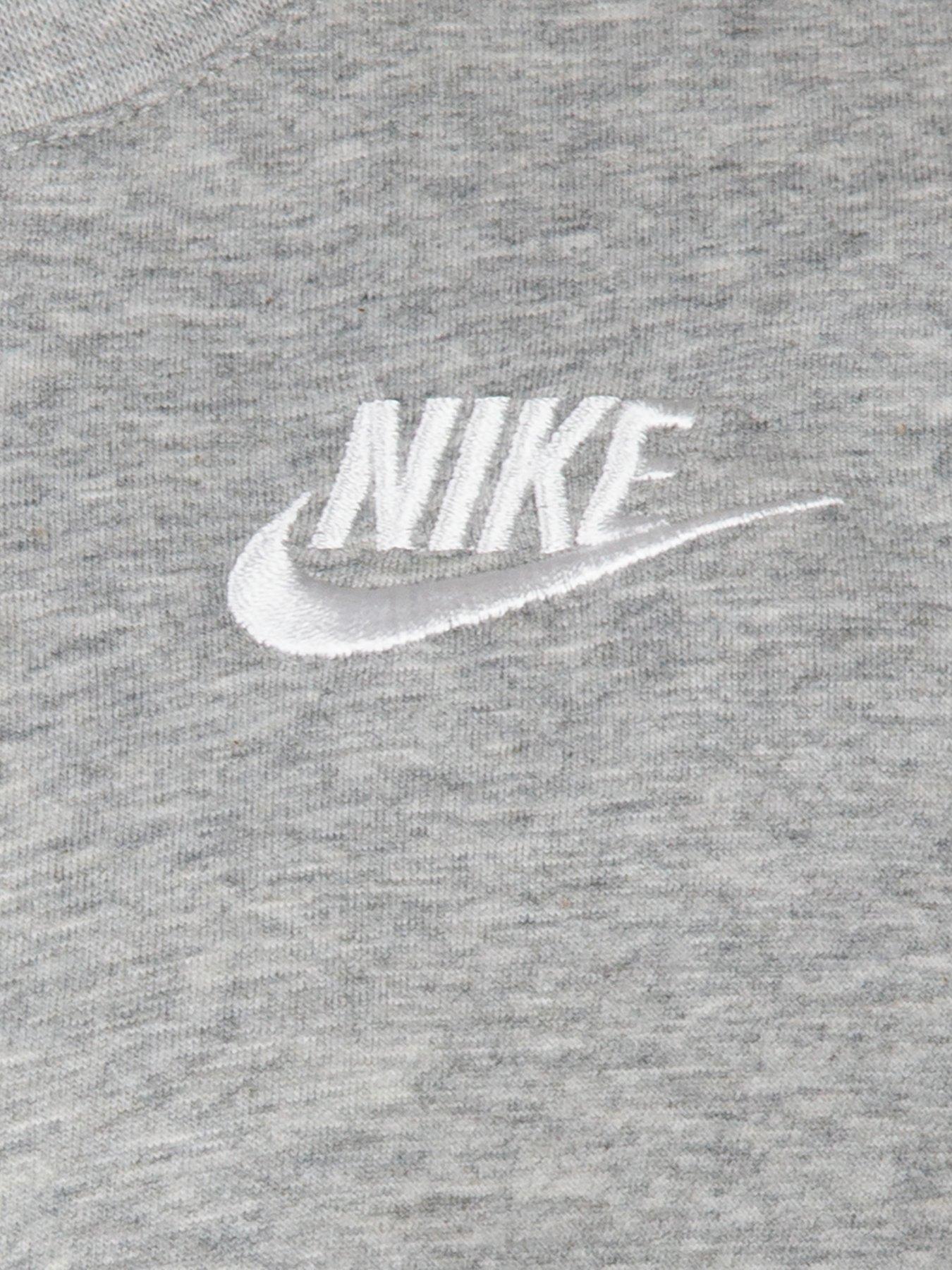 Nike Kids Unisex Embroidered Futura S/s T-shirt Grey Very