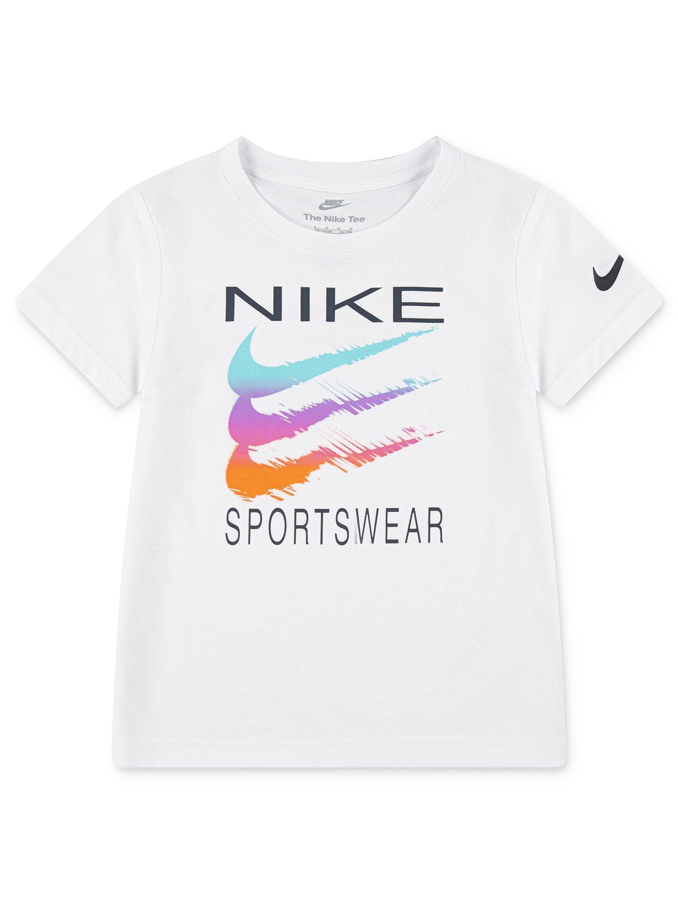 undefined Kids Boys Sportwear Swoosh S/s T-shirt - White