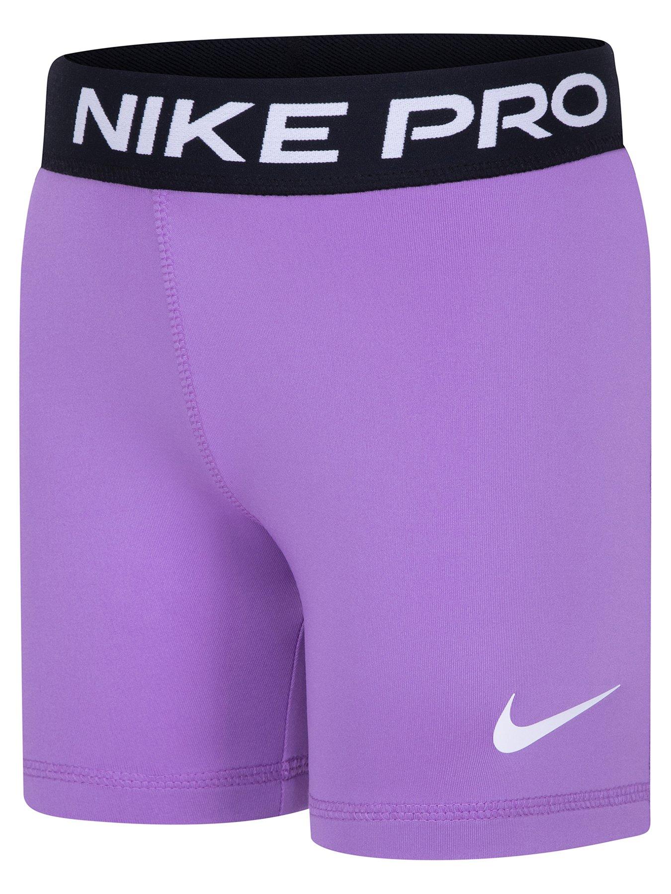 undefined Kids Girls Nike Pro Short - Purple