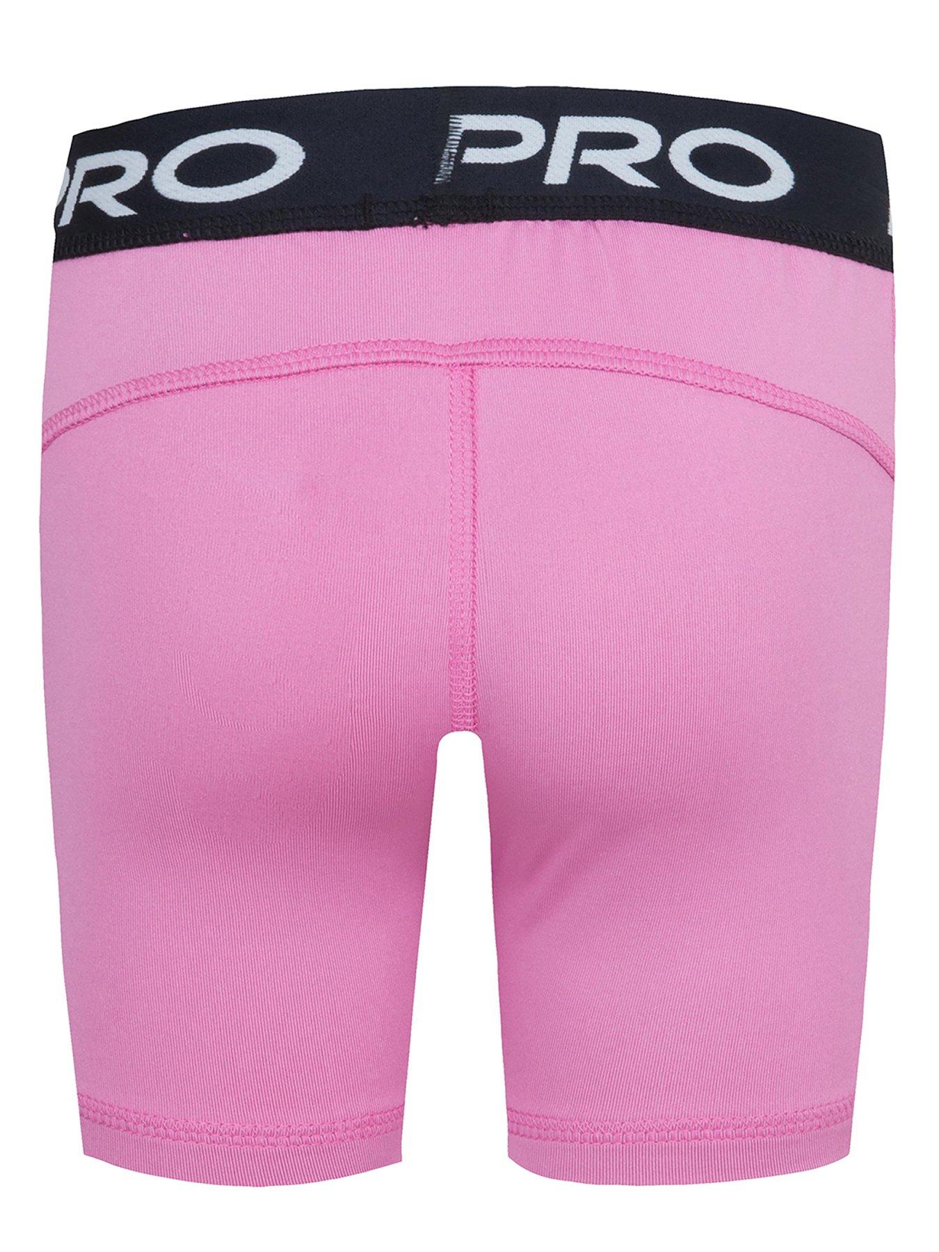 Nike Kids Girls Nike Pro Short Pink Very