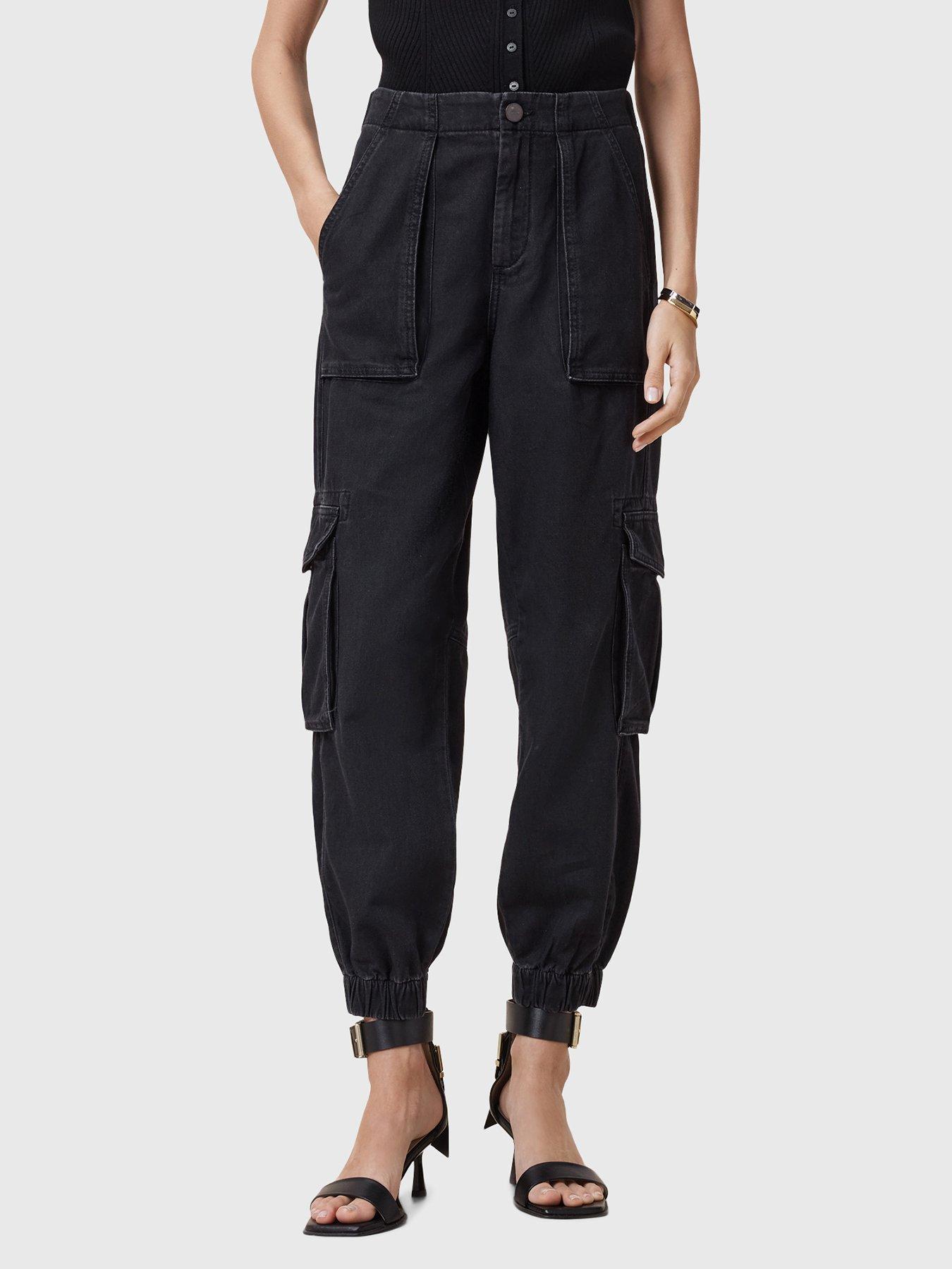 undefined Freda Denim Trouser - Black
