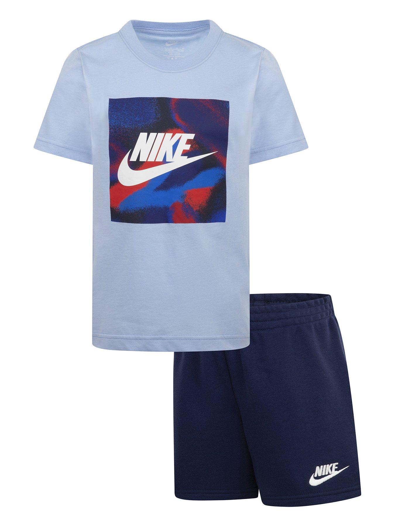 undefined Kids Boys Club Express S/s T-shirt And Short Set - Blue
