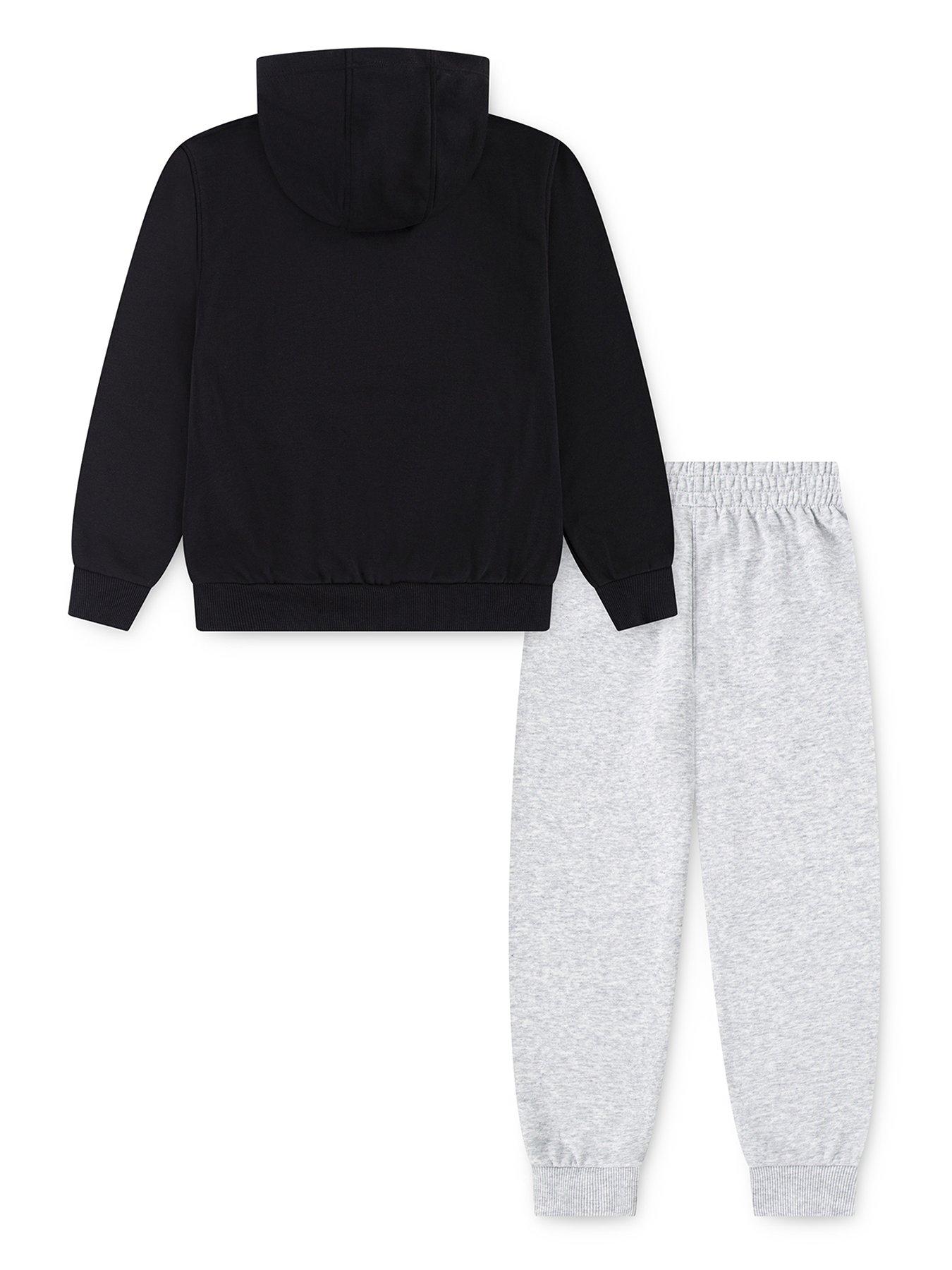 Image 2 of 4 of Nike Kids Boys Hoodie And Jogger Set - Black/grey