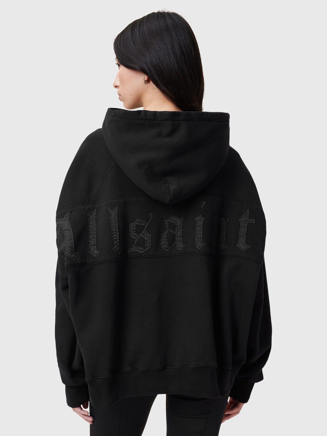 undefined Patch Talon Oversized Hoodie - Black