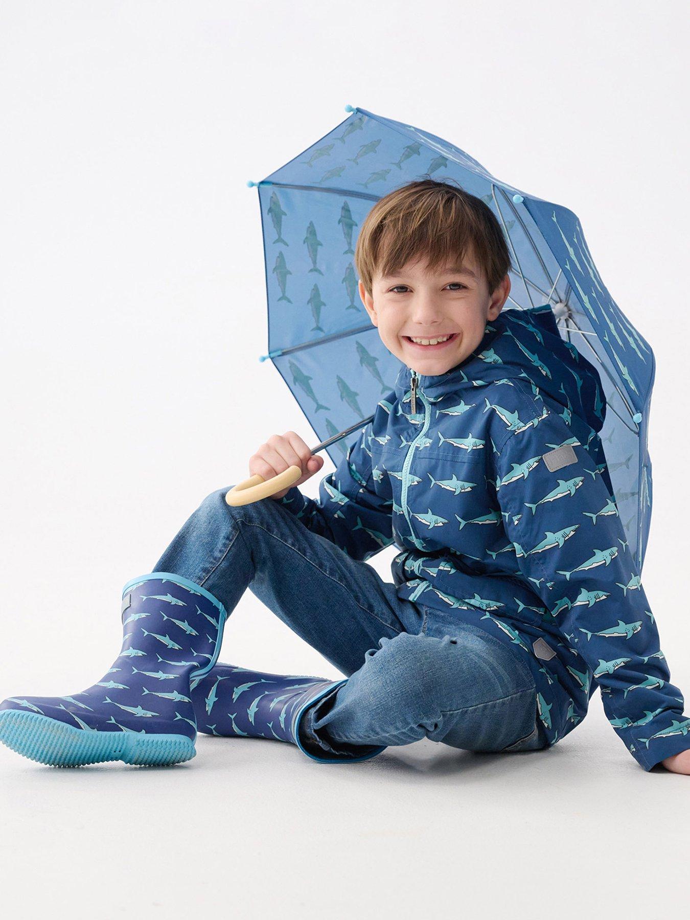 undefined Boys Shark Tank Microfiber Field Jacket - Blue