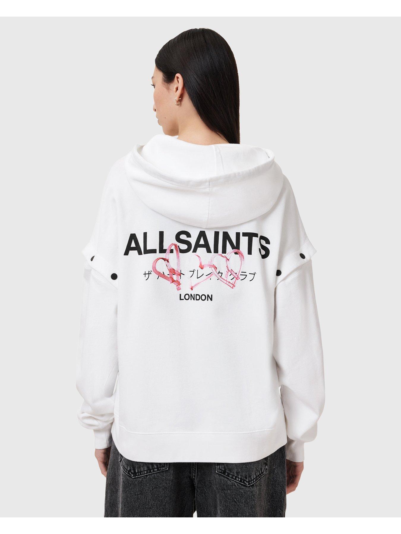 undefined Amore Amphie Embroidered Hoodie - White