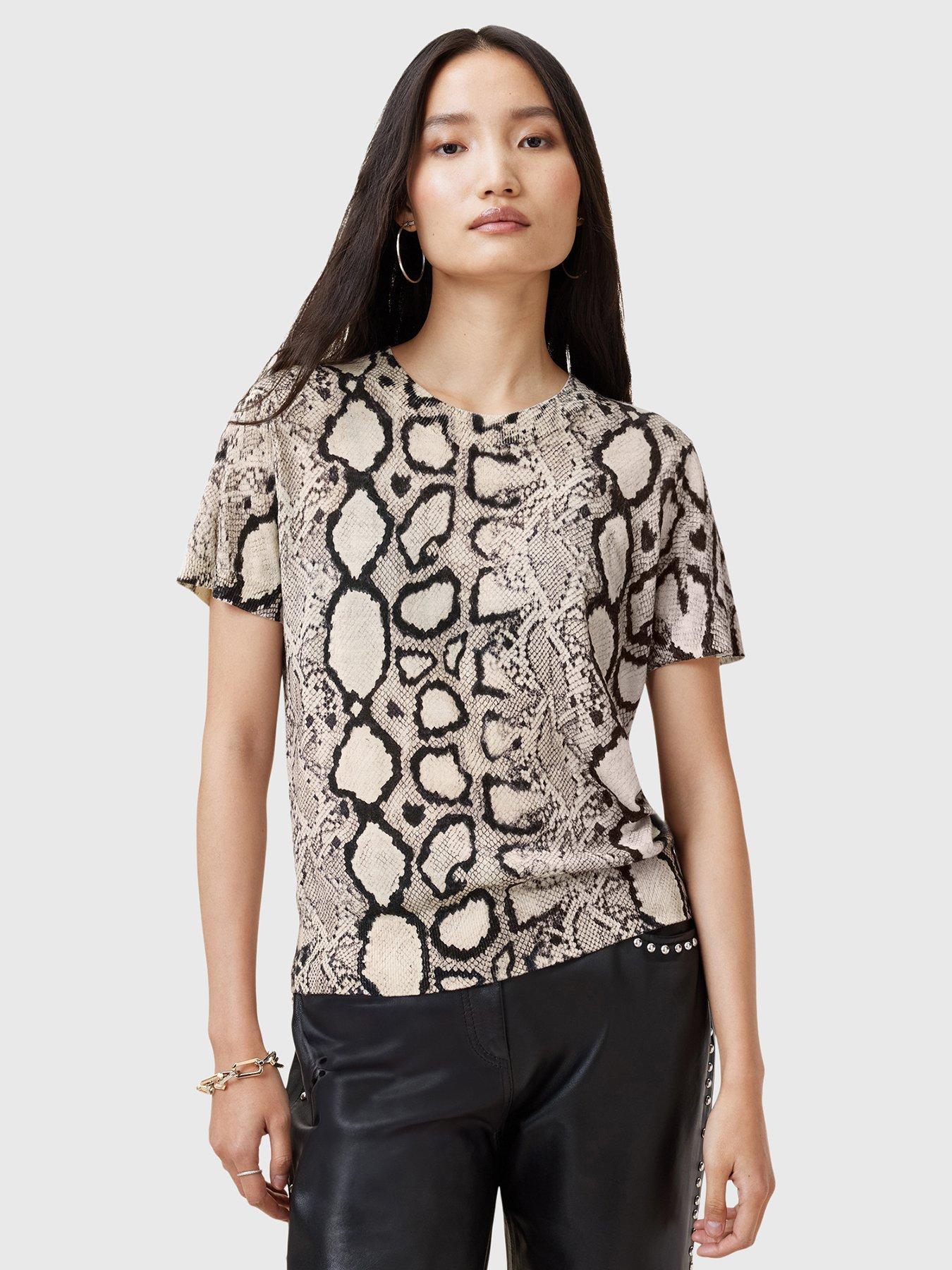 undefined Anouk Slim Fit Printed Wool T-Shirt - Multi