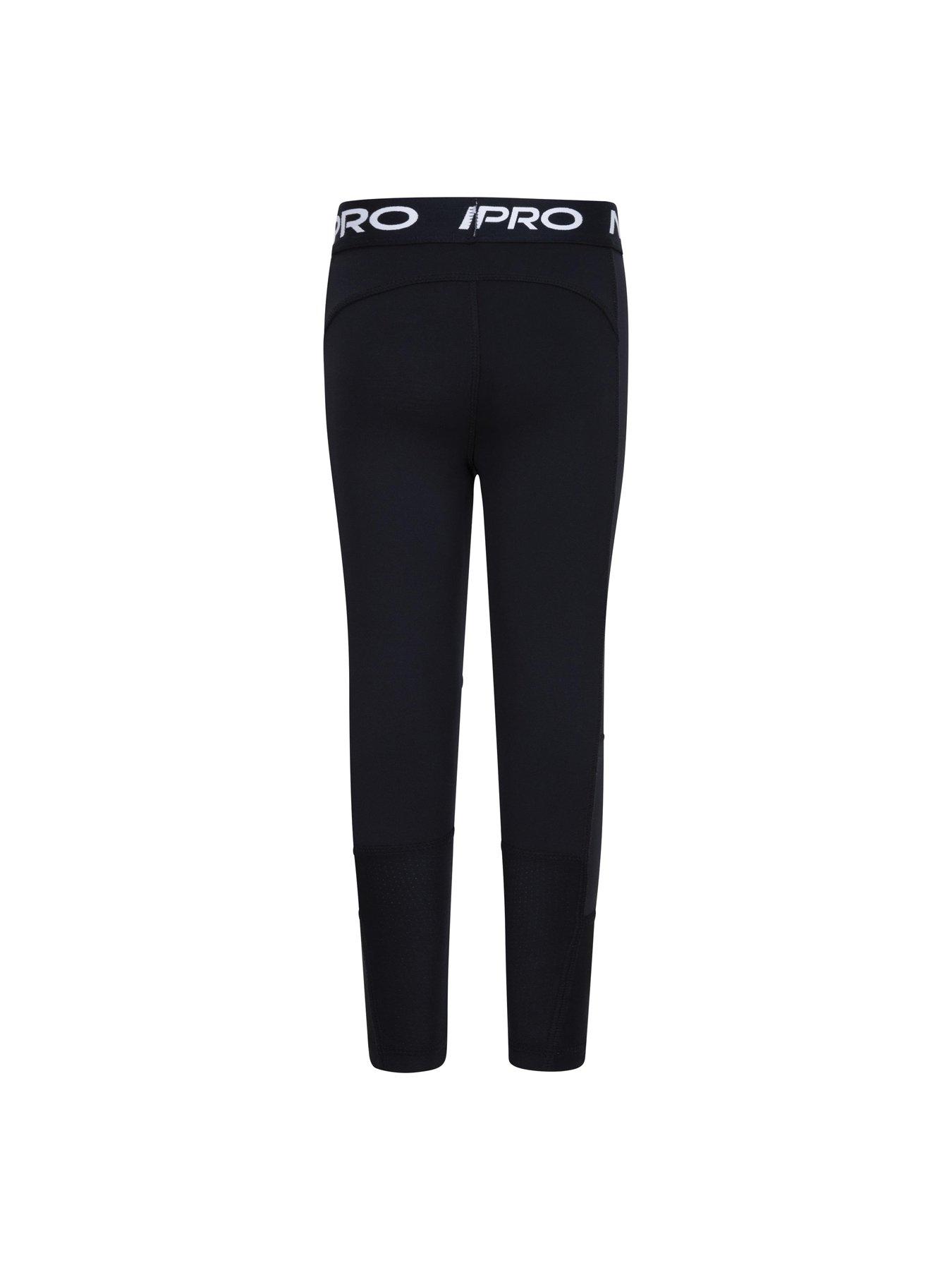 Image 3 of 4 of Nike Kids Girls Nike Pro Legging - Black