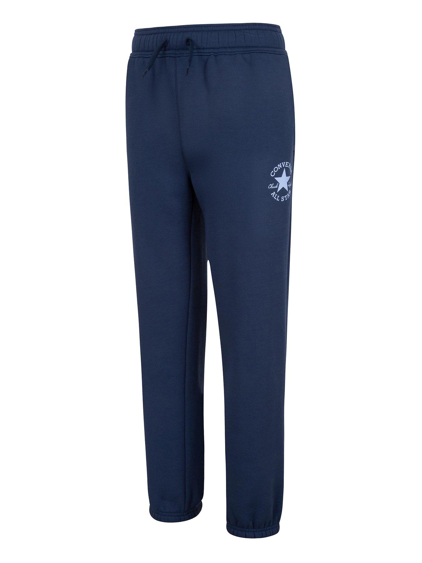 undefined Junior Boys Small Logo Joggers - Navy