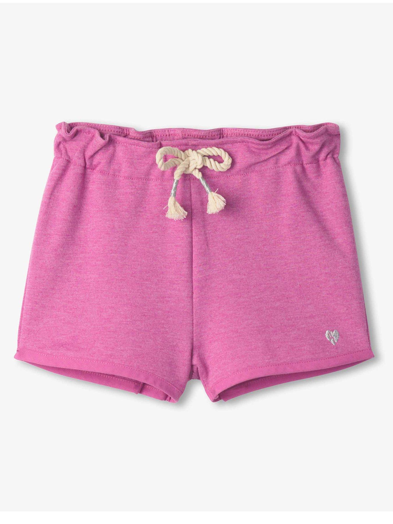 Hatley Girls Spring Paper Bag Shorts - Pink