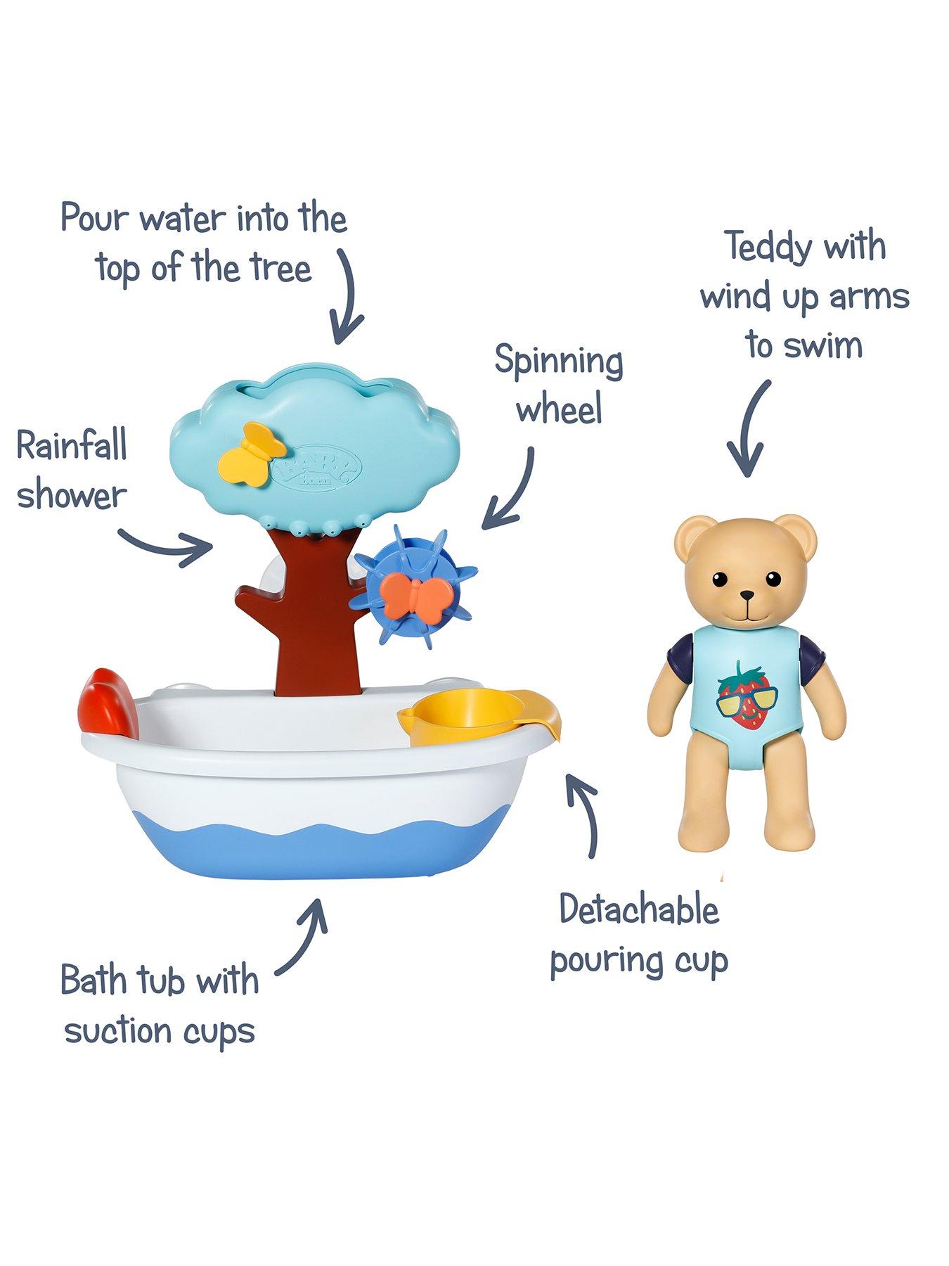 Image 2 of 8 of Baby Born Splish Splash Bath Toy Tuby with Teddy