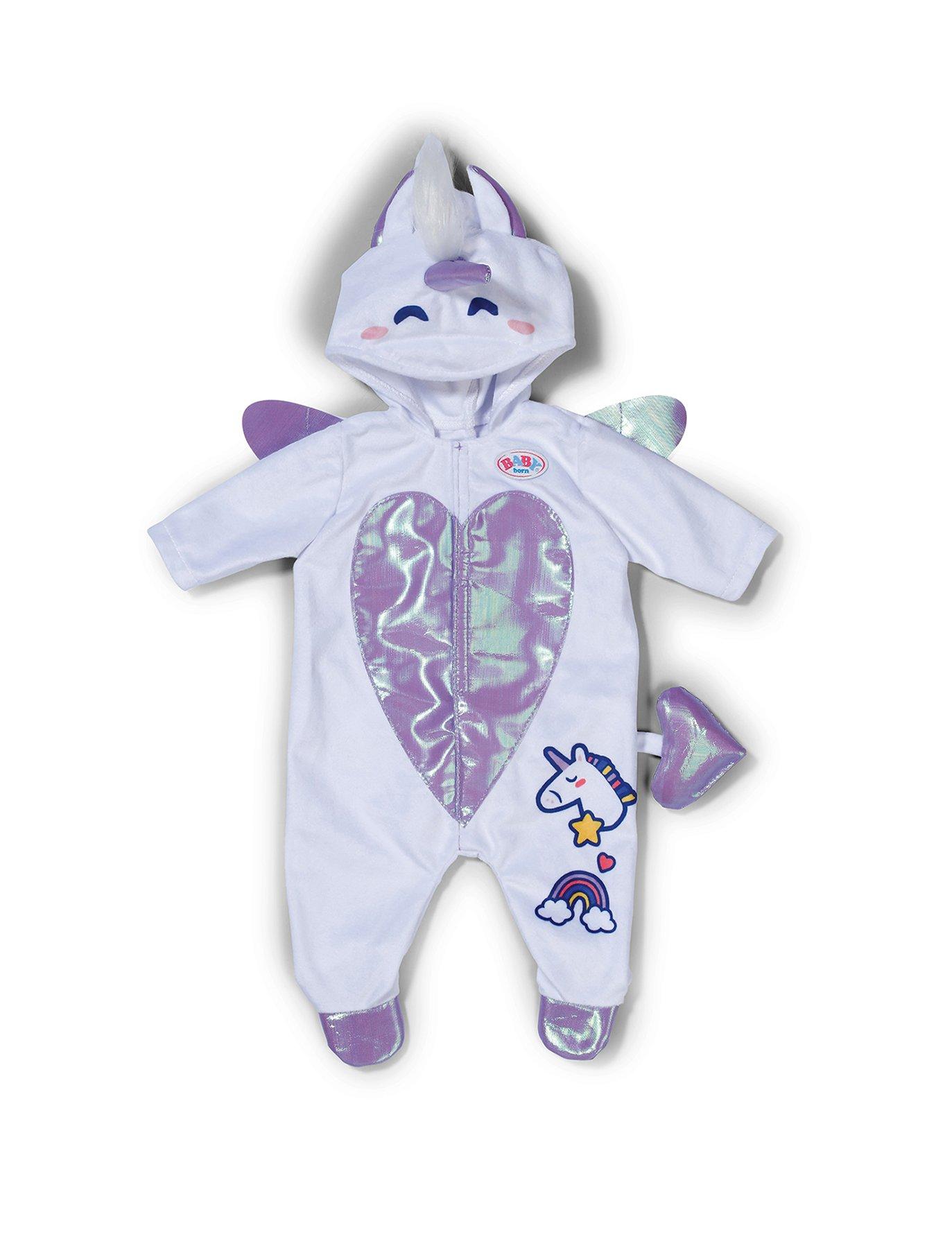 Baby Born Unicorn All-in-One Doll Outfit 43cm | Very