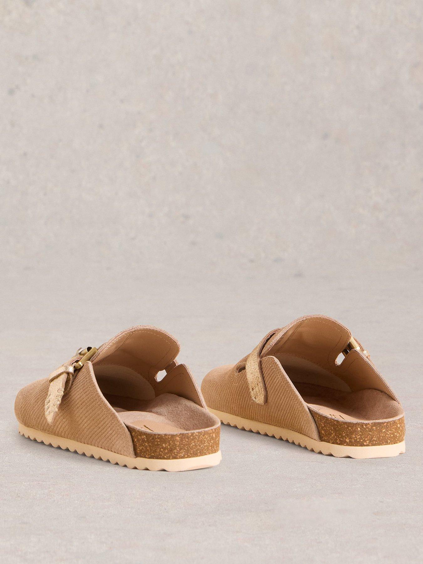 Image 3 of 5 of White Stuff Myrtle Slip On Footbed - Beige
