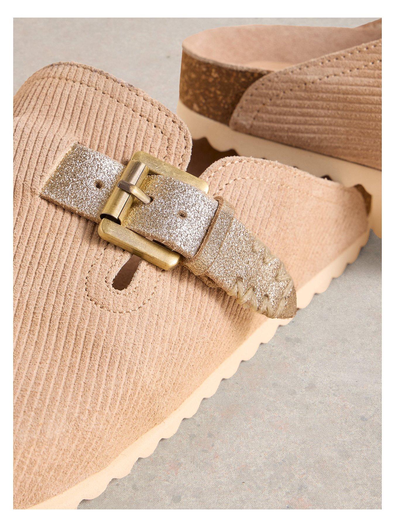 Image 5 of 5 of White Stuff Myrtle Slip On Footbed - Beige