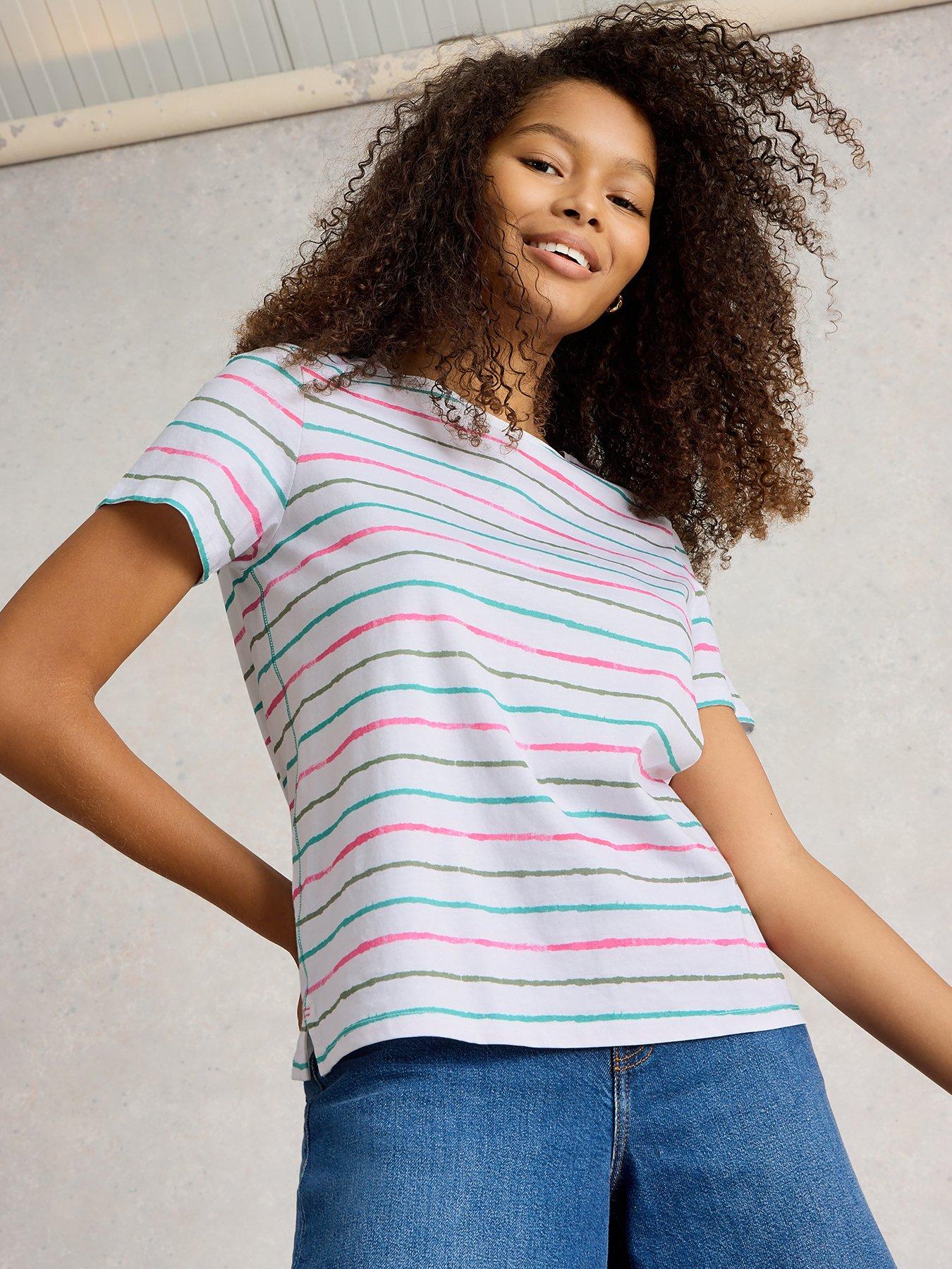 undefined Abbie Tee - White