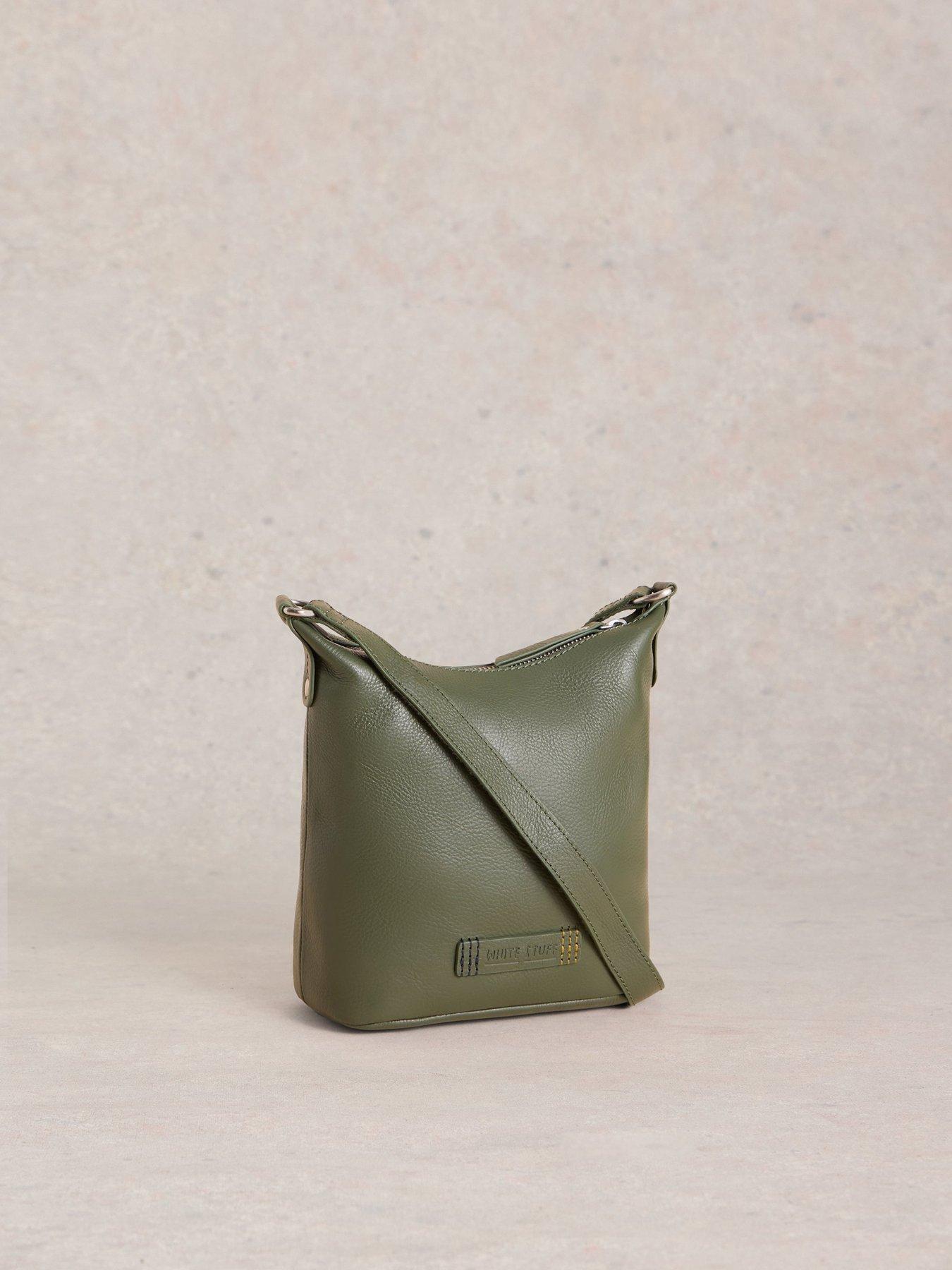 Image 2 of 5 of White Stuff Mini Fern Leather Crossbody