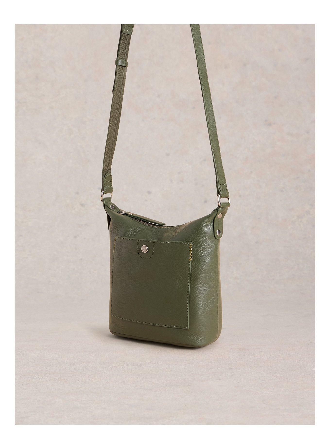 Image 3 of 5 of White Stuff Mini Fern Leather Crossbody