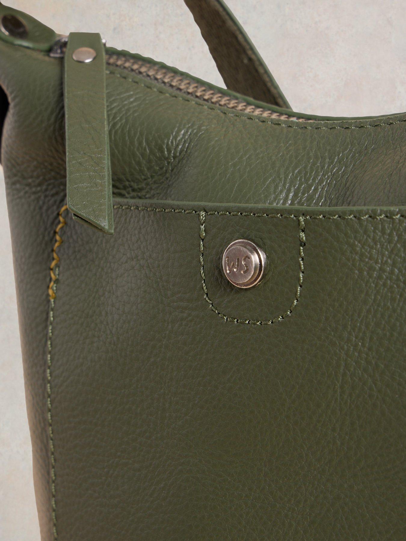 Image 4 of 5 of White Stuff Mini Fern Leather Crossbody