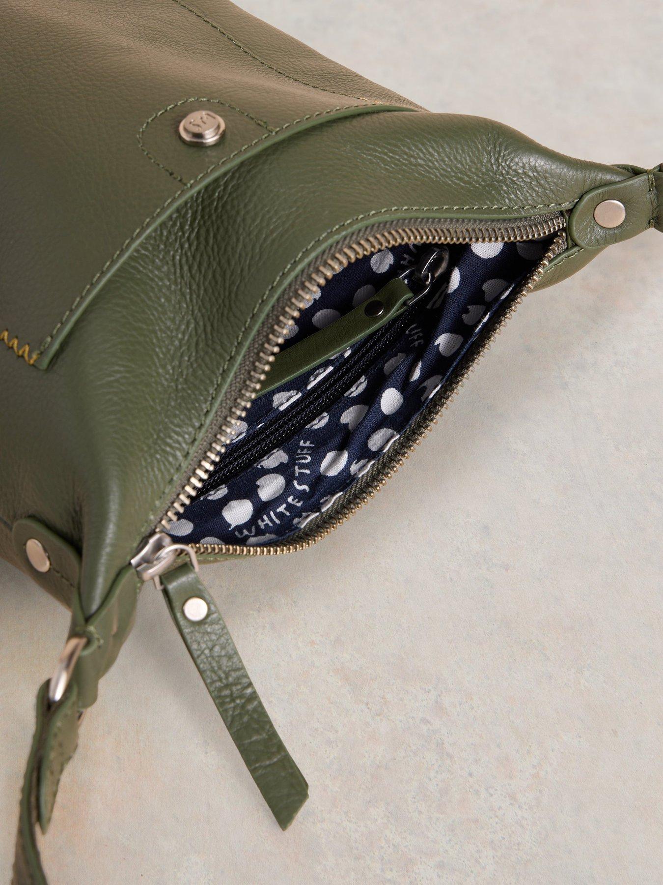 Image 5 of 5 of White Stuff Mini Fern Leather Crossbody