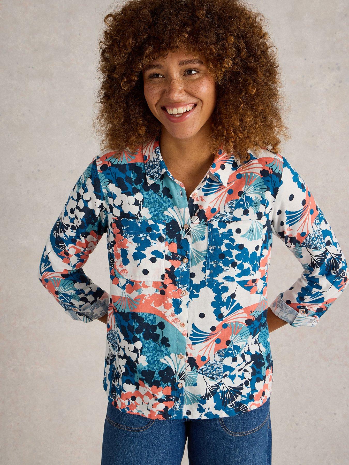 undefined Sophie Cotton Shirt - Ivory