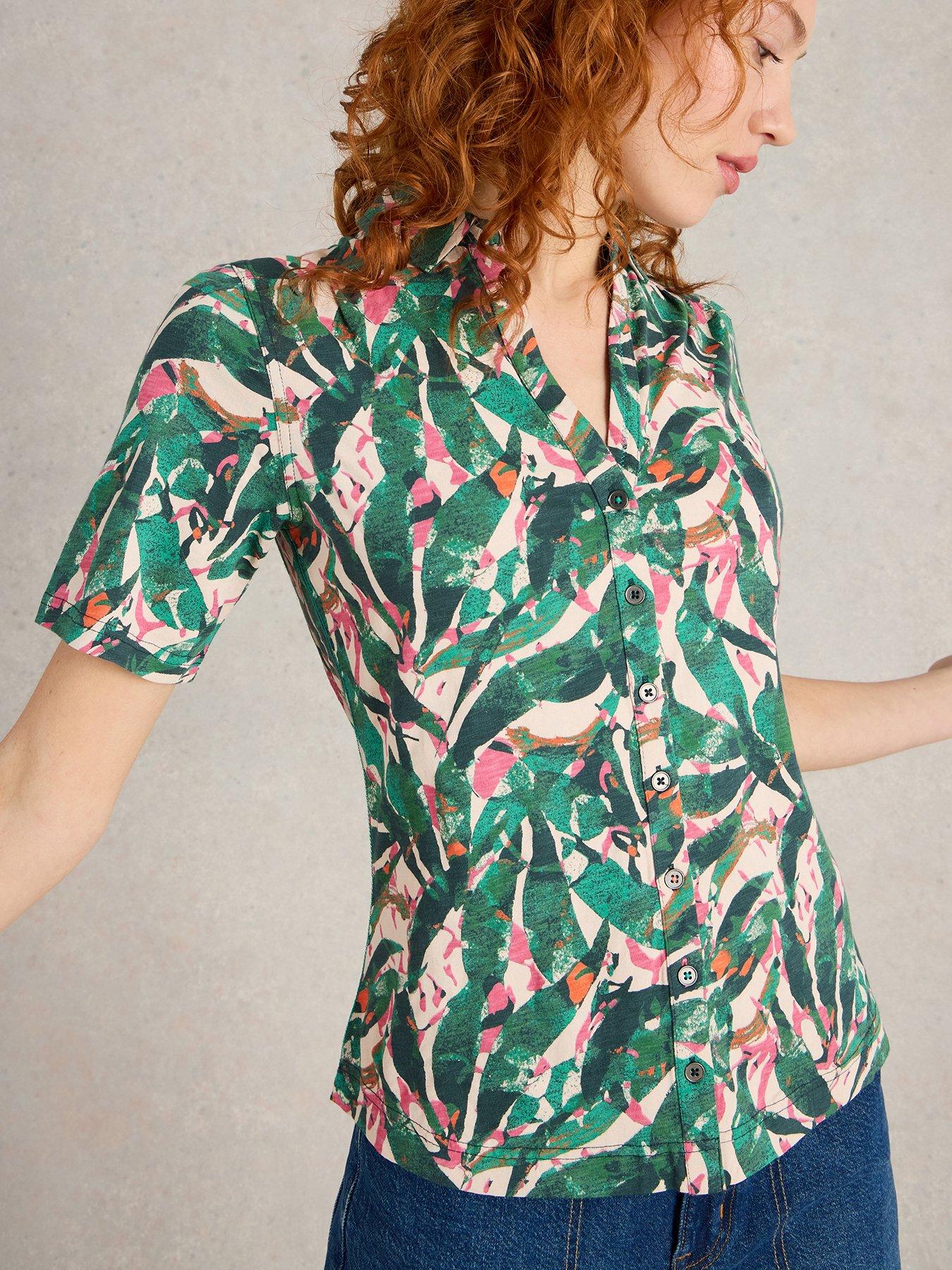 undefined Annie Ss Jersey Shirt - Green