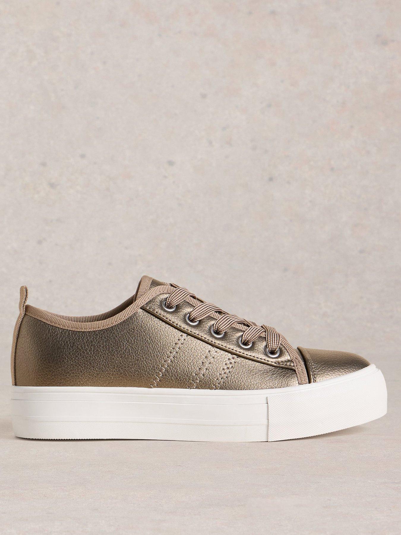 undefined Pippa Flatform Trainer - Silver