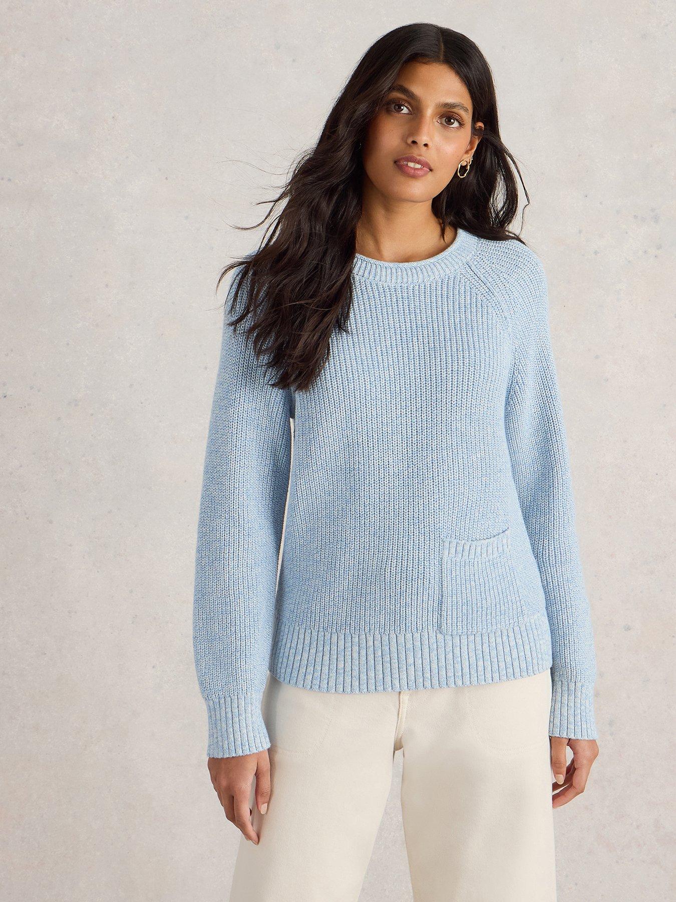 undefined Bailey Cotton Jumper - Blue
