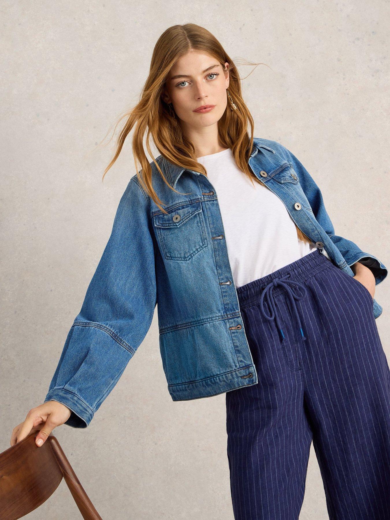 undefined Camille Denim Jacket - Blue