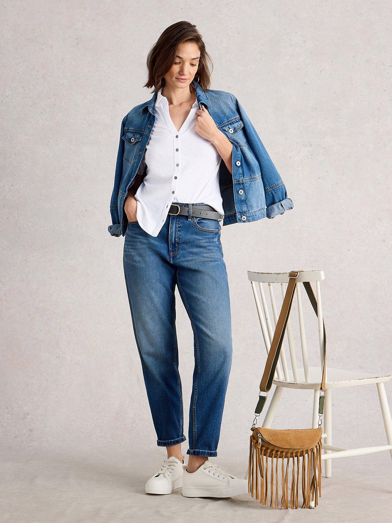 undefined Annie Ss Jersey Shirt - White